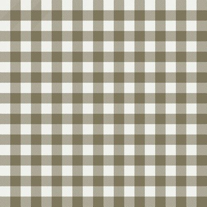 aloe check fabric - sfx0620 - 1/2" squares - check fabric, neutral plaid, plaid fabric, buffalo plaid 