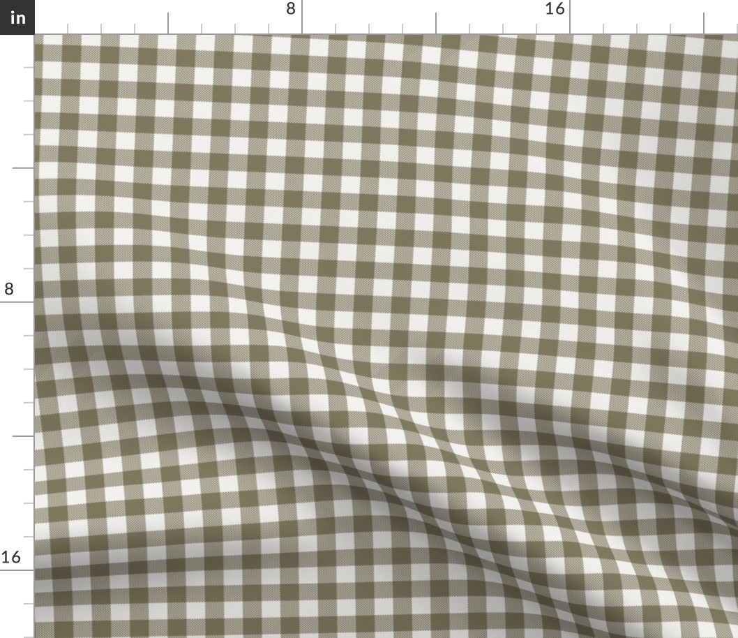 aloe check fabric - sfx0620 - 1/2" squares - check fabric, neutral plaid, plaid fabric, buffalo plaid 