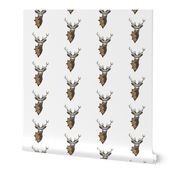 Buck & Buds Boho Deer Large - Pillow Panel