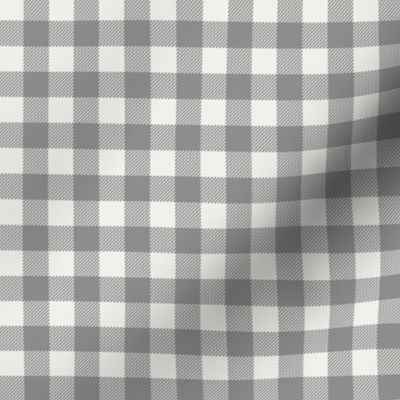 dove grey check fabric - sfx1501- 1/2" squares - check fabric, neutral plaid, plaid fabric, buffalo plaid 