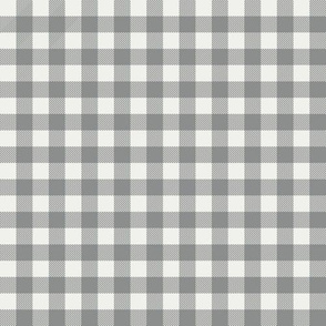 dove grey check fabric - sfx1501- 1/2" squares - check fabric, neutral plaid, plaid fabric, buffalo plaid 