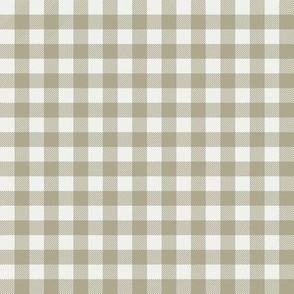 eucalyptus green check fabric - sfx0513 - 1/2" squares - check fabric, neutral plaid, plaid fabric, buffalo plaid 
