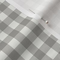 fog check fabric - sfx5803- 1/2" squares - check fabric, neutral plaid, plaid fabric, buffalo plaid 