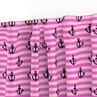 Anchors-stripes-pink