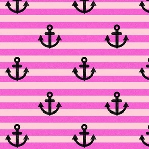 Anchors-stripes-pink