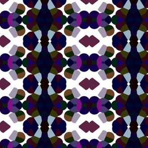 Kaleidoscope Navy & Purple 