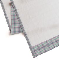 JP12 - Minty Pink and Green Jagged Plaid