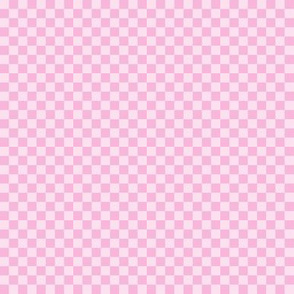 JP13 - Small -  Pink Cotton Candy Checkerboard of Quarter Inch Squares