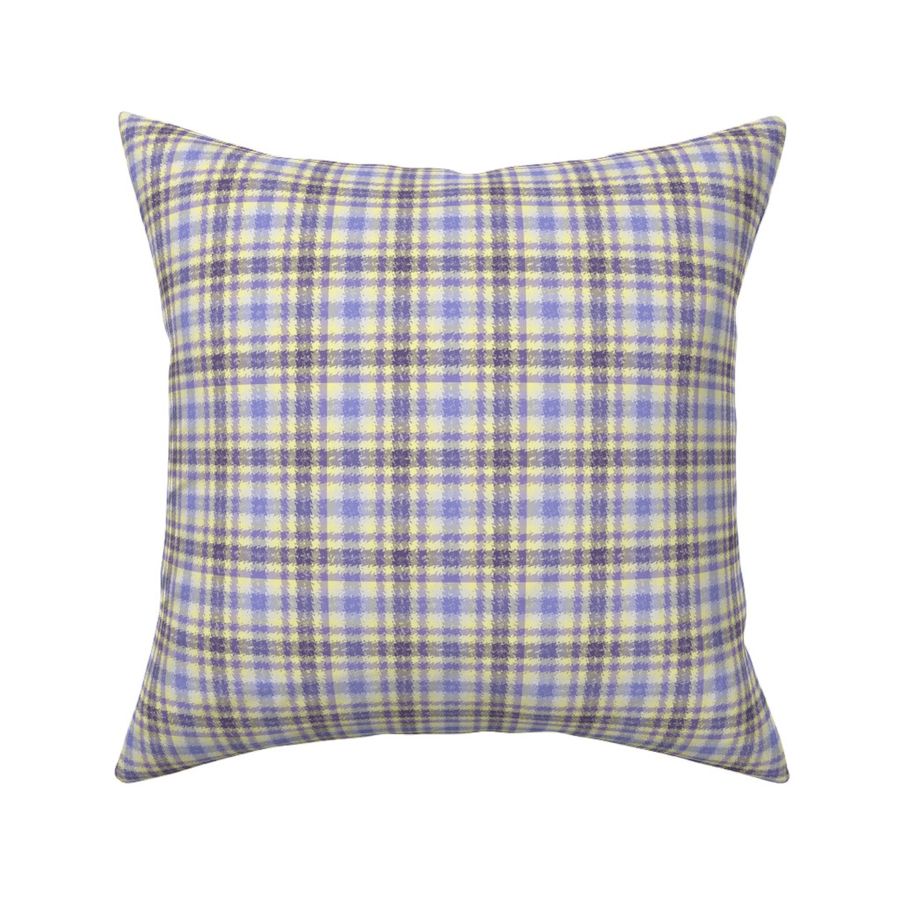 JP20 - Lemon and Violet Jagged Plaid