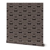 Doggie Damask (Brown)