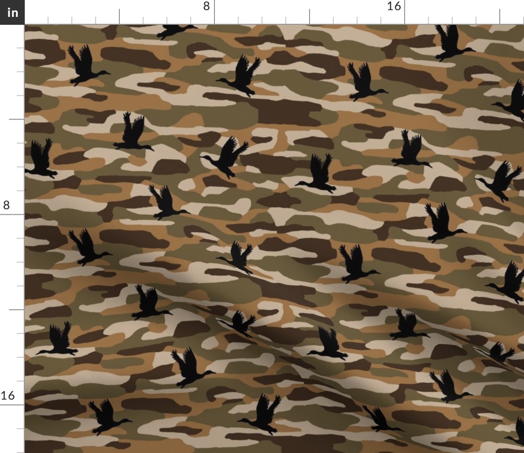 Duck Camo Fabric byparagonstudios