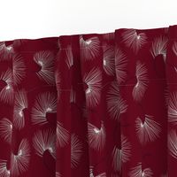 Pine toss for Elegant Holiday (berry red)