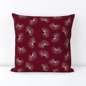 Pine toss for Elegant Holiday (berry red)