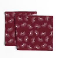 Pine toss for Elegant Holiday (berry red)