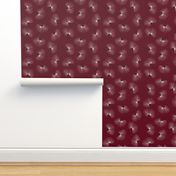 Pine toss for Elegant Holiday (berry red)