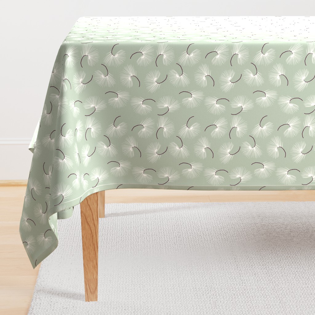 Pine toss for Elegant Holiday (moss-grey)