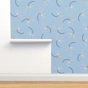 Pine toss for Elegant Holiday (dusty blue)