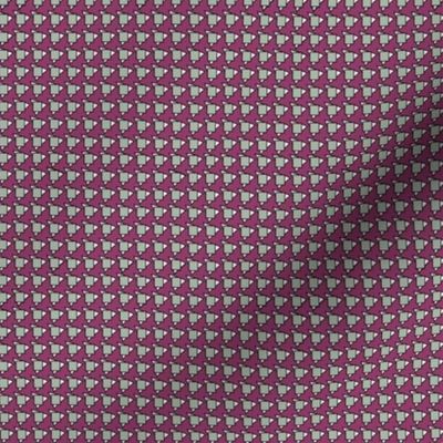 Mod houndstooth sage purple