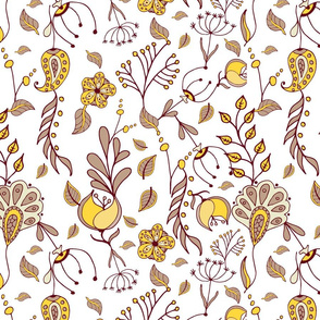 Retro floral pattern