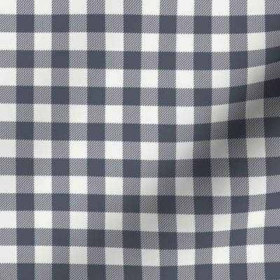 night blue check fabric - sfx3919 - 1/2" squares - check fabric, neutral plaid, plaid fabric, buffalo plaid 