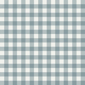 slate blue check - sfx4408 - 1/2" squares - check fabric, neutral plaid, plaid fabric, buffalo plaid 