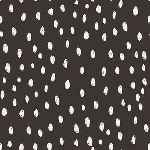 coffee brown dots fabric - sfx1111 - dots fabric, neutral fabric, baby fabric, nursery fabric, cute baby fabric 