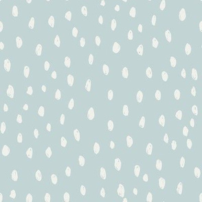 mist blue dots fabric - sfx4405 - dots fabric, neutral fabric, baby fabric, nursery fabric, cute baby fabric 