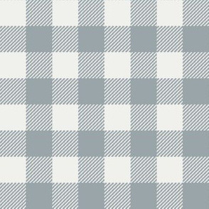 quarry grey check fabric - sfx4305 - 1" squares - check fabric, neutral plaid, plaid fabric, buffalo plaid 