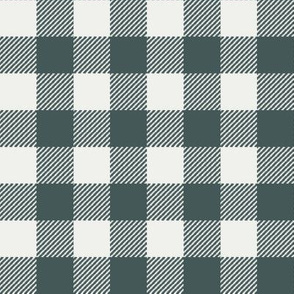spruce green check fabric - sfx5914 - 1" squares - check fabric, neutral plaid, plaid fabric, buffalo plaid 