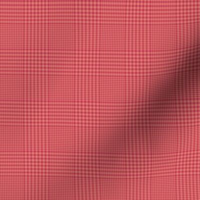 Prince of Wales check #3, 2" red and blush