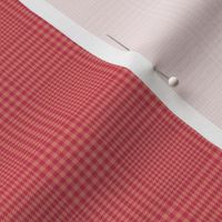Prince of Wales check #3, 2" red and blush