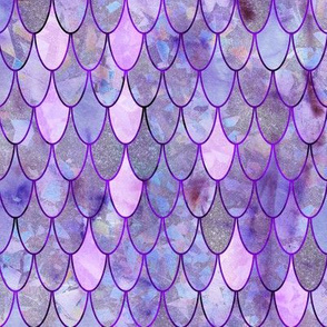 mermaid scales lilac