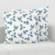 Flying Blue Tit | Medium