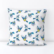 Flying Blue Tit | Medium