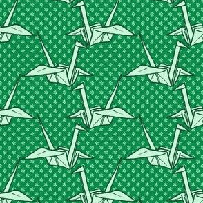Paper Crane - Emerald