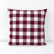 Gingham Bordeaux