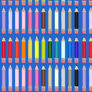 Back to School - colored pencils