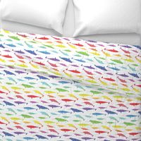 rainbow narwhales - unicorns of the sea