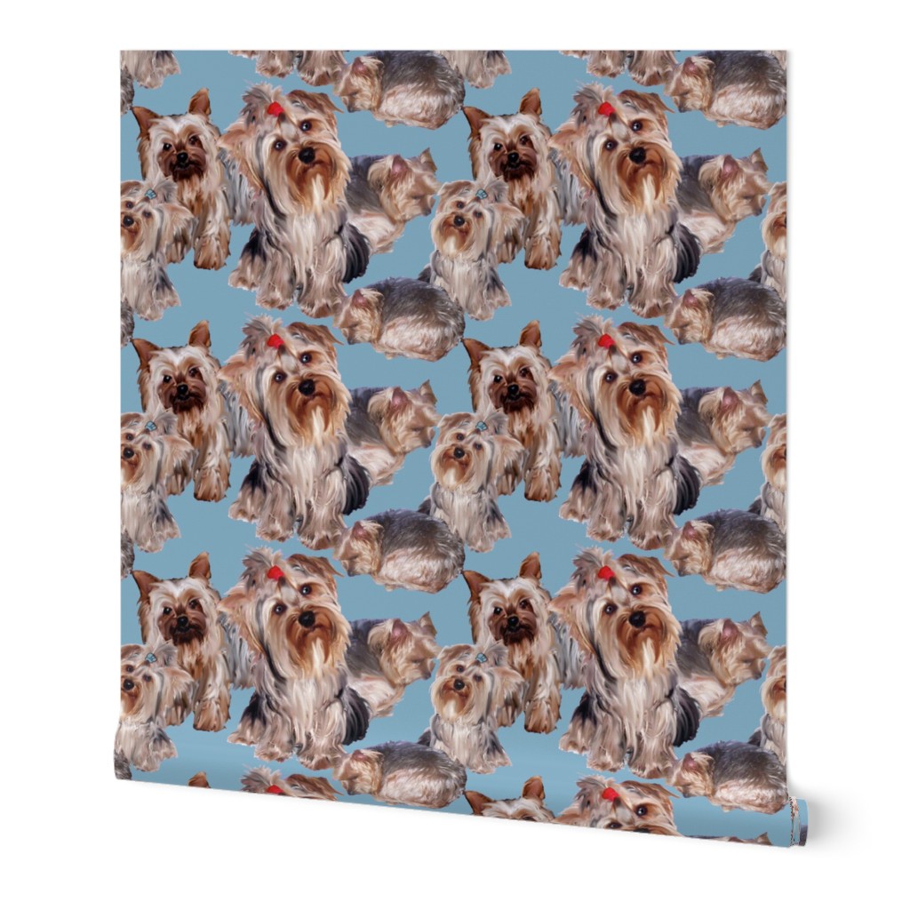 Yorkshire terrier fabric