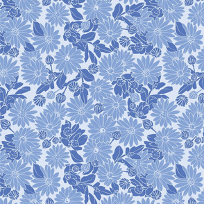 Blue Flowers 2