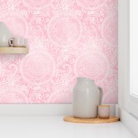 Medallion Pattern in Blush Pink