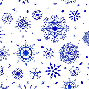 Light snowflake pattern