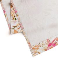 36" Faded Pink Meadow Florals