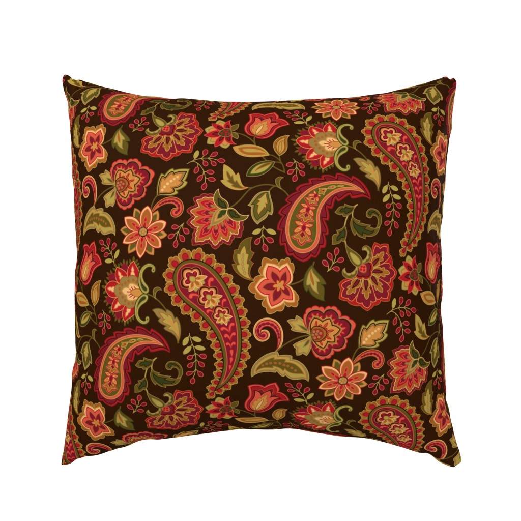 Paisley Paradise Red