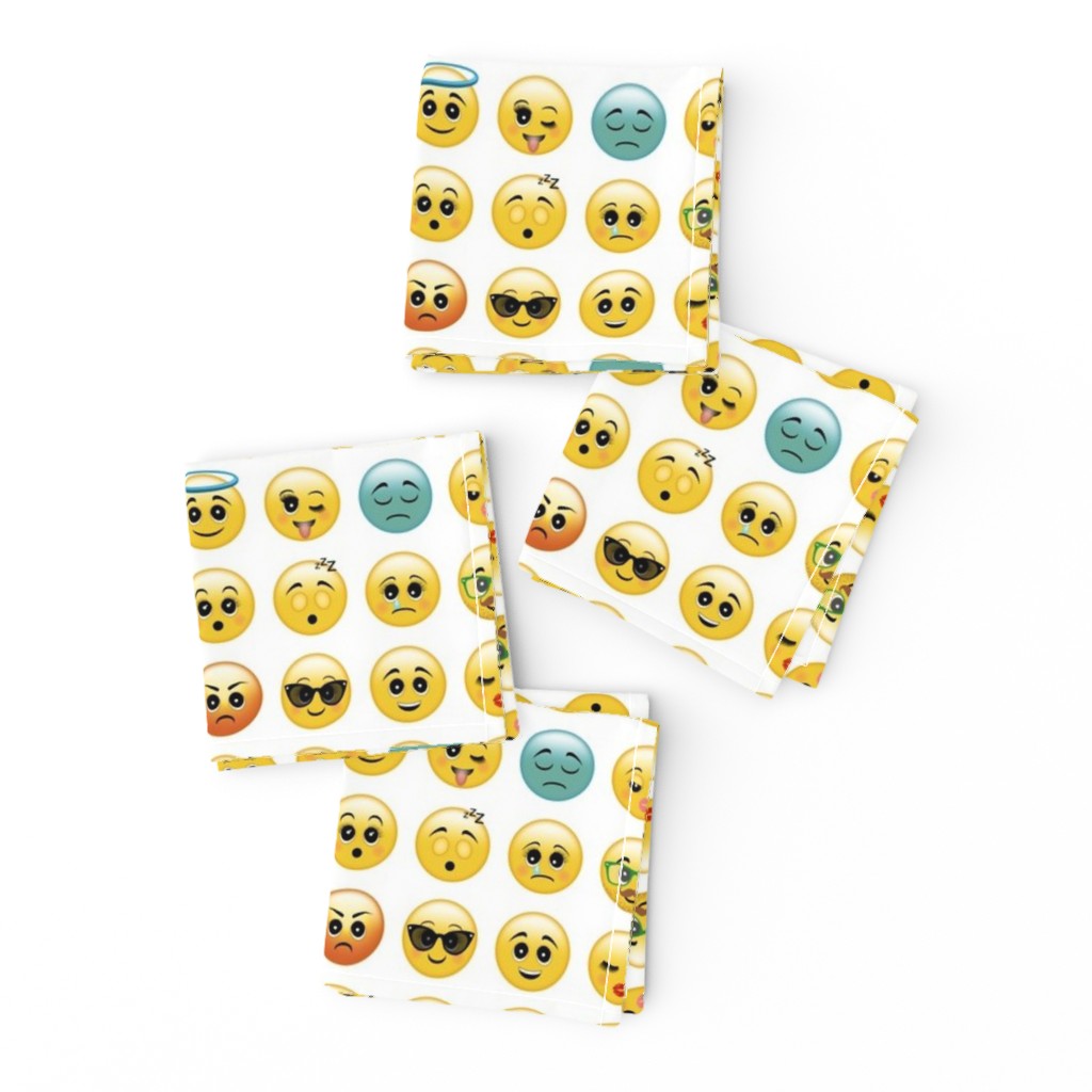 Cute Emojis - Smiley, Eye Roll, Winking Emoticons