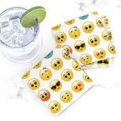 Cute Emojis - Smiley, Eye Roll, Winking Emoticons