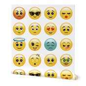 Cute Emojis - Smiley, Eye Roll, Winking Emoticons