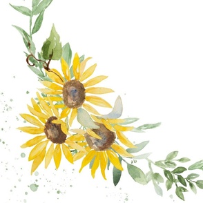 Sunflower Milestone Blanket