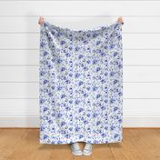 Lovely floral blue and white