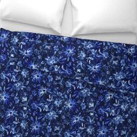 Lovely floral navyblue